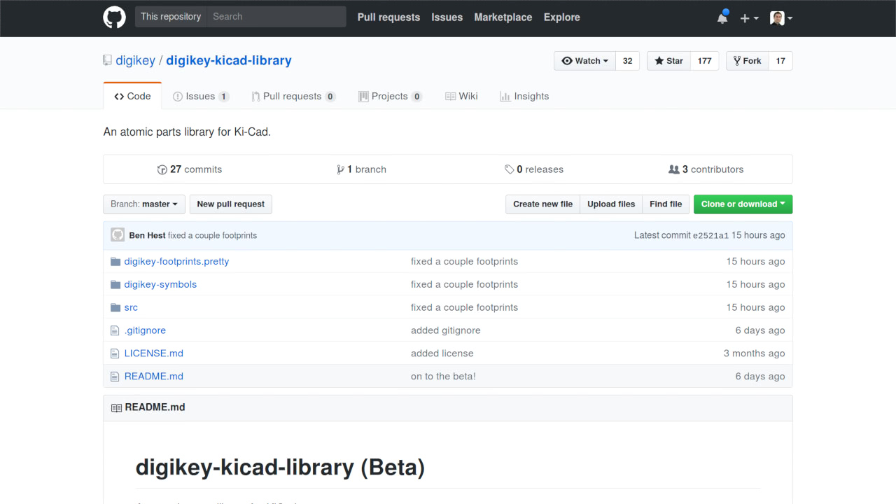 Digi-Key KiCad Parts Library