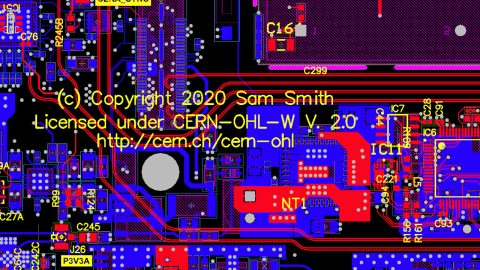 CERN-OHL v 2.0 Licensed Design by Sam Smith